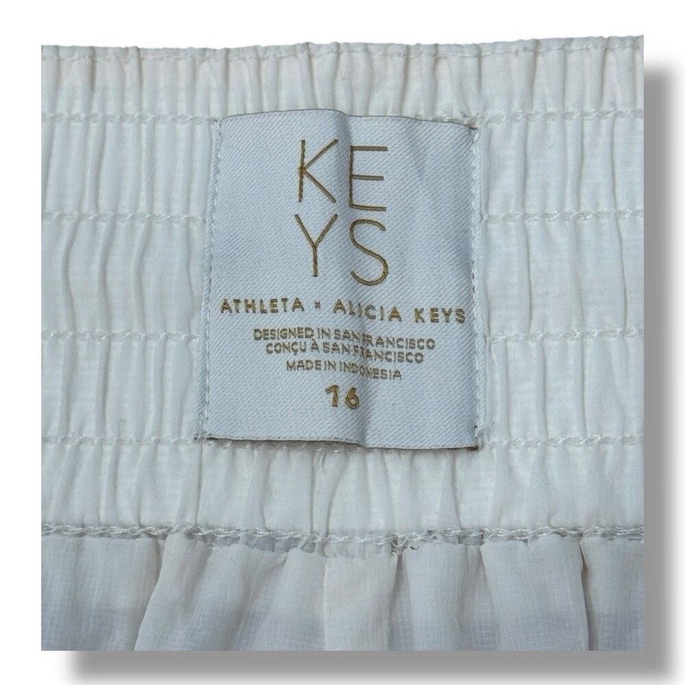 Athleta Alicia Keys High Waist Utility Pant Lightweight Sheer Women’s Size 16 - Picture 8 of 14